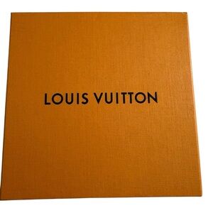 Louis Vuitton Gift Box Vintage Orange Lunchbox Size